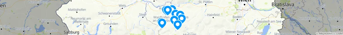 Map view for Pharmacies emergency services nearby Gresten (Scheibbs, Niederösterreich)